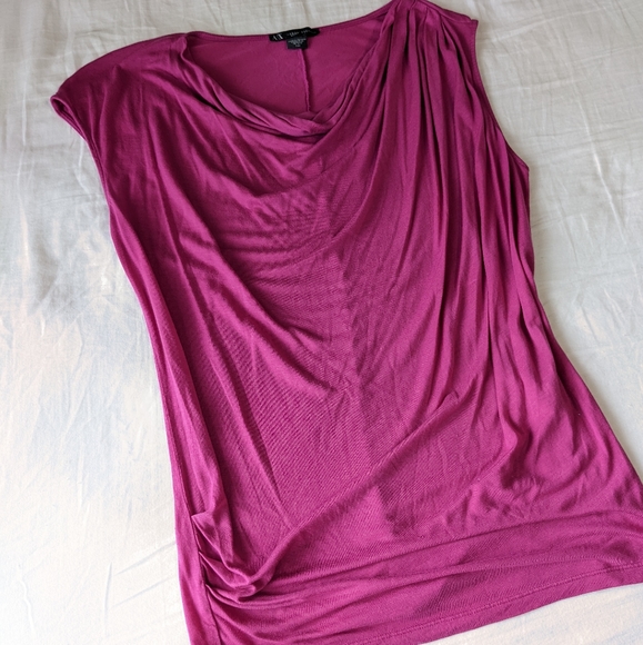 Armani Exchange Sleeveless Cowl Neck Blouse - Picture 5 of 10